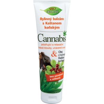 Bione Cosmetics Cannabis s arnikou a kaštanem koňským bylinný balzám 300 ml