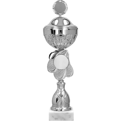 Pohár kovový stříbrný Výška: 19 cm Průměr: 7 cm