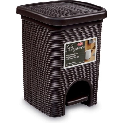 Stefanplast Odpadkový kôš Elegance 6 l odtiene hnedej a béžovej