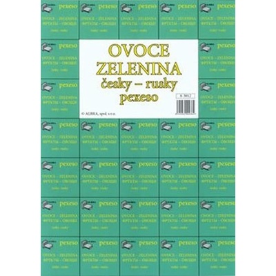 Ovoce, zelenina - Pexeso česky - rusky