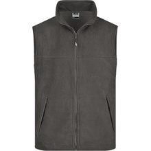 James & Nicholson fleecová vesta JN045 tmavě šedá