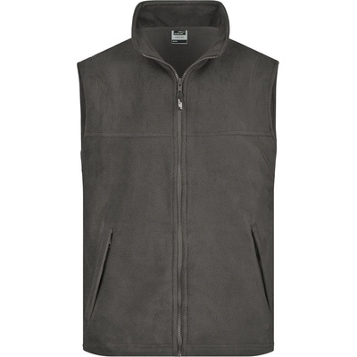 James & Nicholson fleecová vesta JN045 tmavě šedá