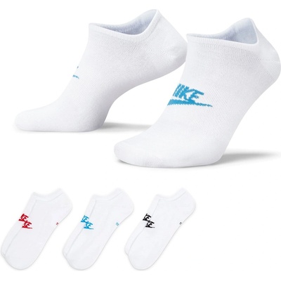 Чорапи Nike Sportswear Everyday Essential No-Show Socks 3 Pairs - White/Multi