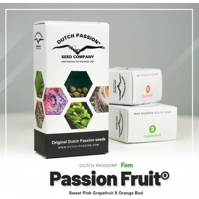 Dutch Passion Passion Fruit semena neobsahují THC 3 ks