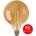 BRILUM Ledstar Amber G125 E27 8W 2200K (B3370)
