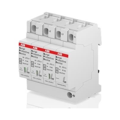 ABB Катоден отводител тип 2+3 OVR 20kA 275V 3P+N - 2CTB803973R1200 (2CTB803973R1200)