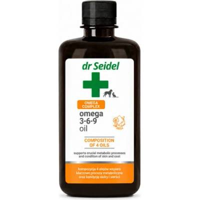 cobbys pet Dr Seidel Omega 3-6-9 oil 250ml rybí olej na podporu imunity a srsti pre psov a mačky