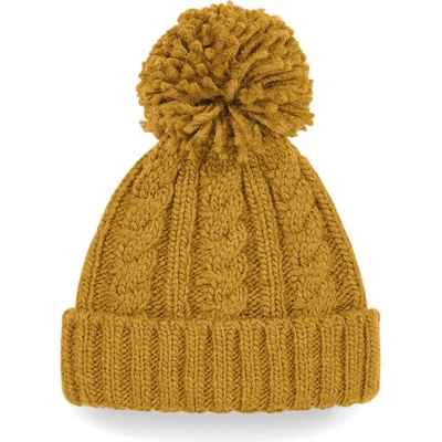 Beechfield Zimní pletená čepice B480 Mustard