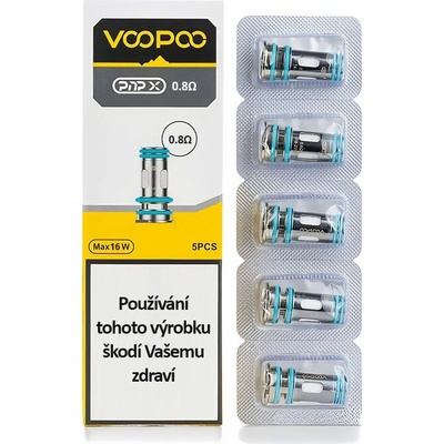 VOOPOO PnP-X žhavící hlava 0,8 ohm 5 ks