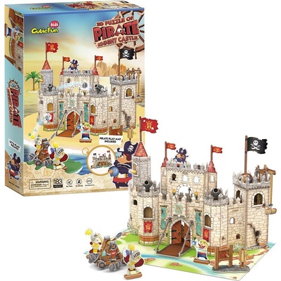 CubicFun 3D puzzle Pirátský hrad 183 ks