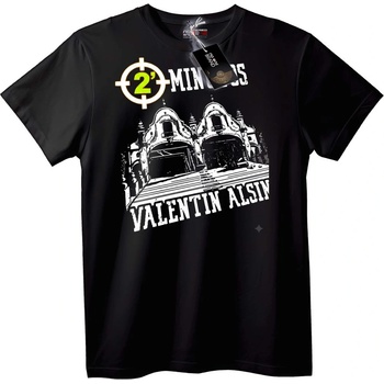 NOONEBRAND 2 Минути Валентин Алсин Тениска - 7XL, White