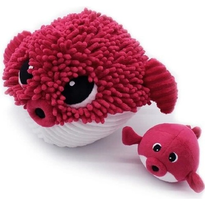 Les Déglingos ryba Blowfishmáma s miminkem červená
