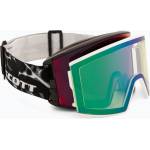 SCOTT Скиорскa маска SCOTT React Light Sensitive granite black/white/amp red chrome