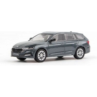 Abrex Škoda Octavia IV Combi 2020 Šedá Quartz Metalíza 1:43