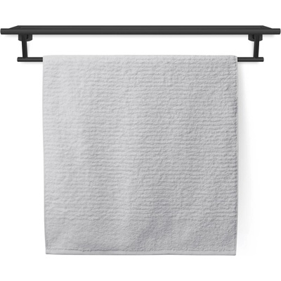 Veba JUVEL 3D vlnky světlá šedá ručník 70 x 140 cm