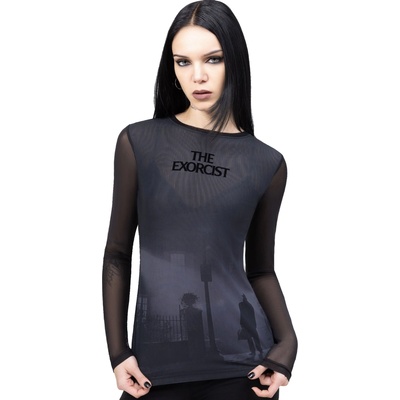 KILLSTAR Дамска тениска с дълъг ръкав KILLSTAR x THE EXORCIST - The Exorcist - Black - KSRA012746