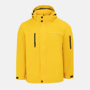 Gelert Анорак Gelert Mens Fleece Lined Windproof Detachable Hood Parka - Yellow