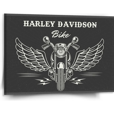 Sablio Obraz Harley-Davidson S krídlami - 150x110 cm