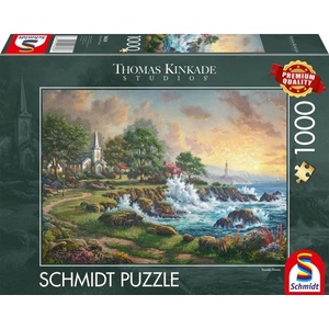 Schmidt Spiele Пъзел Schmidt от 1000 части - Крайбрежен рай (58628)