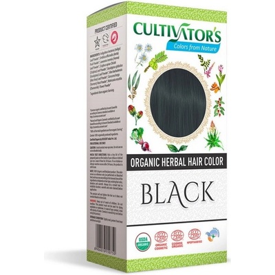 Cultivators přírodní barva na vlasy 12 černá