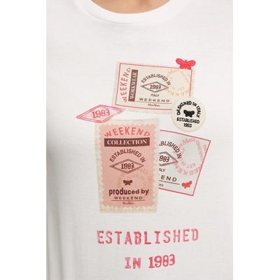 Weekend Max Mara Памучна тениска Weekend Max Mara ARA (2525976041600)