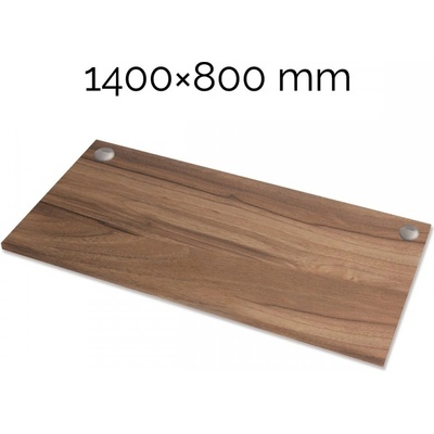 Deska stolu Fellowes Levado™, 1400x800 mm, ořech