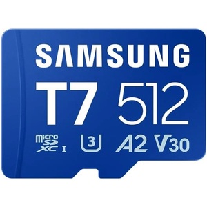 Samsung microSDXC T7 512GB U3/A2/V30 (MB-MB512T/WW)