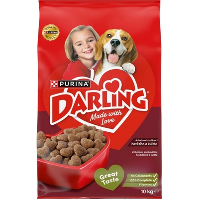Purina Darling suché krmivo s hovädzím mäsom a zeleninou 10 kg