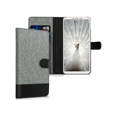 Pouzdro Kwmobile Flipové Xiaomi Mi Max 3 šedé