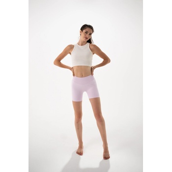 Phantera šortky s rebrovaným pásom Light Pink