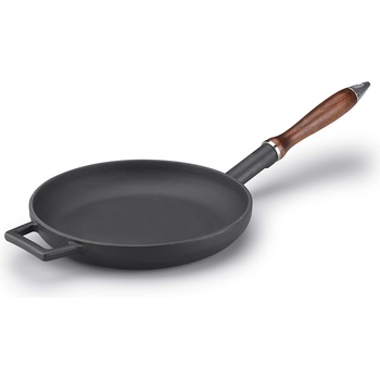 Pentole Agnelli ЧУГУНЕН ТИГАН slow-cook 24cm ЧЕРЕН МАТ (sfp11124m)