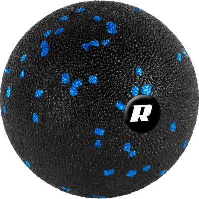 REBEL ACTIVE Duoball dvojitá masážna loptička 8cm, farba čierno-modrá, materiál EPP