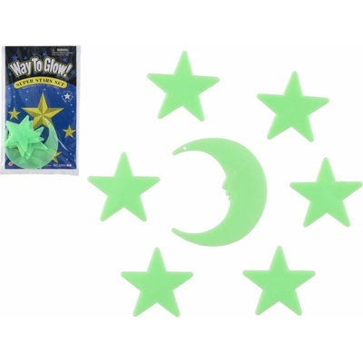 Teddies Svítící hvězdy měsíc 7 ks