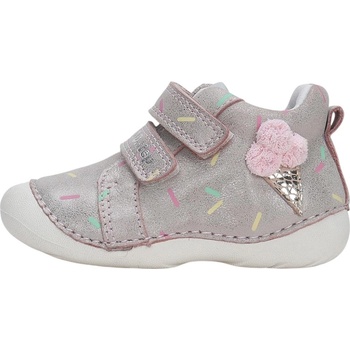 D.D.step kožené boty S015-51219A Silver