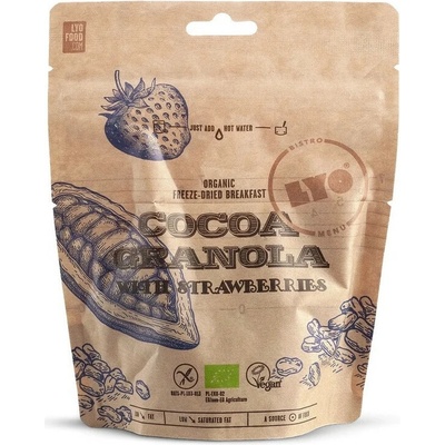 Lyo Food Bistro Eko granola kakaová s jahodami 270 g