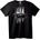 NOONEBRAND Тениска САЩ Кола и Флаг - 2XL, Black