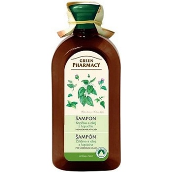 Green Pharmacy Hair Care Nettle šampón pre normálne vlasy 0% Parabens Artificial Colouring SLS SLES 350 ml