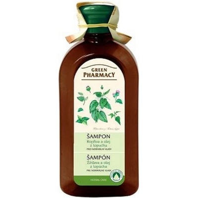 Green Pharmacy Žihľava a Olej z lopúcha šampón 350 ml