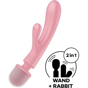 Satisfyer Tripple Lover масажор и рабит вибратор от силикон