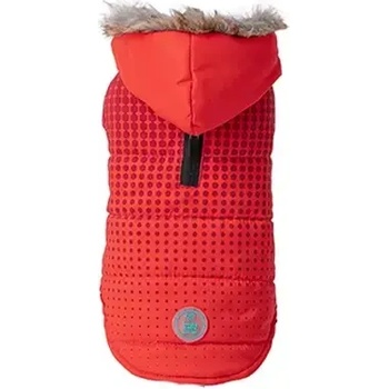 FREEDOG Червено шушлеково яке за куче Abrigo Red Dot