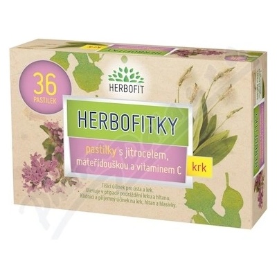Herbofitky s jitrocelem a vit.C 36ks
