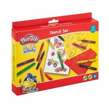 Legind Stencil Set, 20 pcs Play-Doh - 6 stencils,