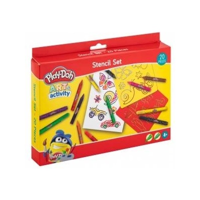Legind Stencil Set, 20 pcs Play-Doh - 6 stencils,