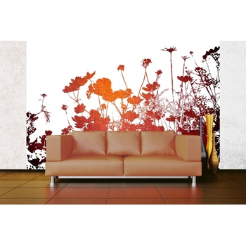 DIMEX ART s. r. o Самозалепваща се флизелинова фототапета флорална текстура 375 x 250 см