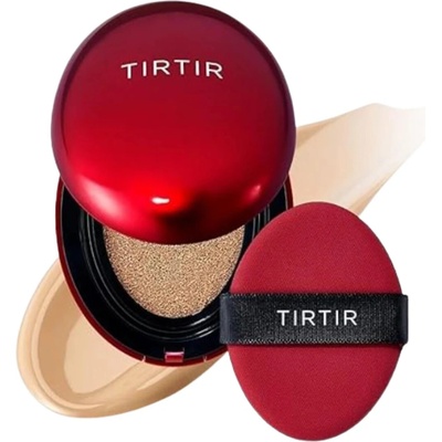 TIRTIR Mask Fit Red Cushion SPF 40 PA++ 27N Camel Dlhotrvajúci make-up na tvár v hubke 18 g