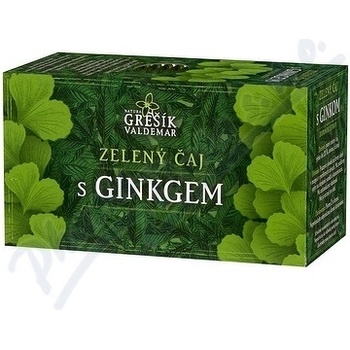 Grešík Zel. čaj s ginkgem 20 x 1.5 g
