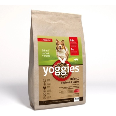 Yoggies Ibérico vepřové maso s jablky lisované za studena s probiotiky 5 kg