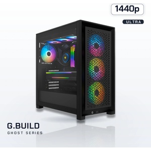 PCbuild G. BUILD Ghost 1440p Ultra · RTX 5070 Ti 16GB · AMD Ryzen 7 7800X3D Box · 32GB DDR5 · 2TB · Powered by MSI - Ryzen 7 7800X3D / RTX 5070 Ti / 32GB DDR5 / 2TB NVMe (GB-GHO-1440p-78176)