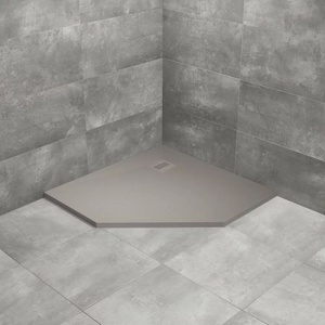 Radaway Душ корито Radaway Kyntos PT 90x90 см, бетонно-сиво, композитно, петоъгълно (HKPT9090-74)