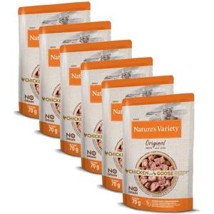 Nature's Variety Nature s Variety Cat Original Chicken & Goose 6 x 70 г
